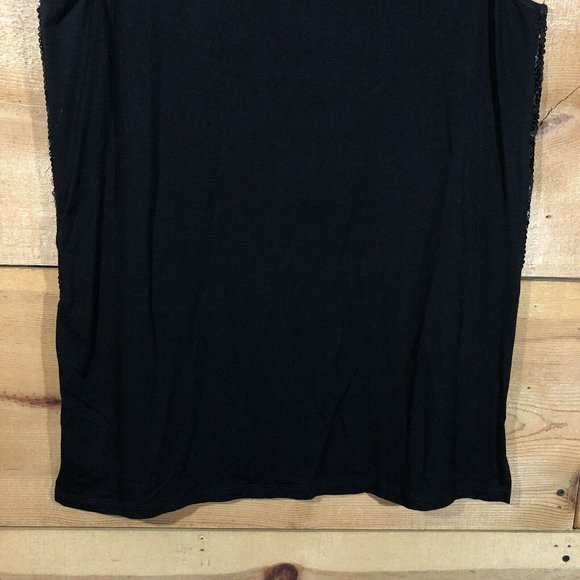 Vince Camuto Sleeveless Sequenced Tank Top Shirt Womens Size Small Open Back - Picture 10 of 10